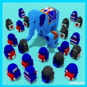 ALLBLUE（Japan x Thailand NFT collaboration） – NINJA National Flag